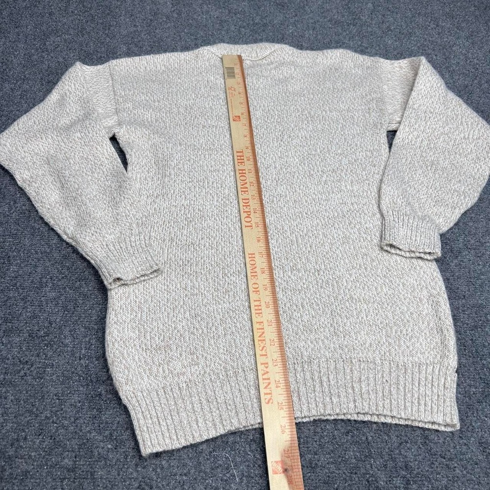 Aztec llama print tan and brown soft sweater size small - Picture 4 of 5